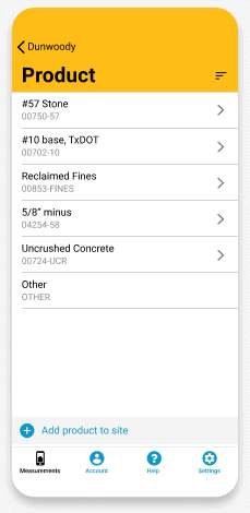 SR Report Add Sites Page