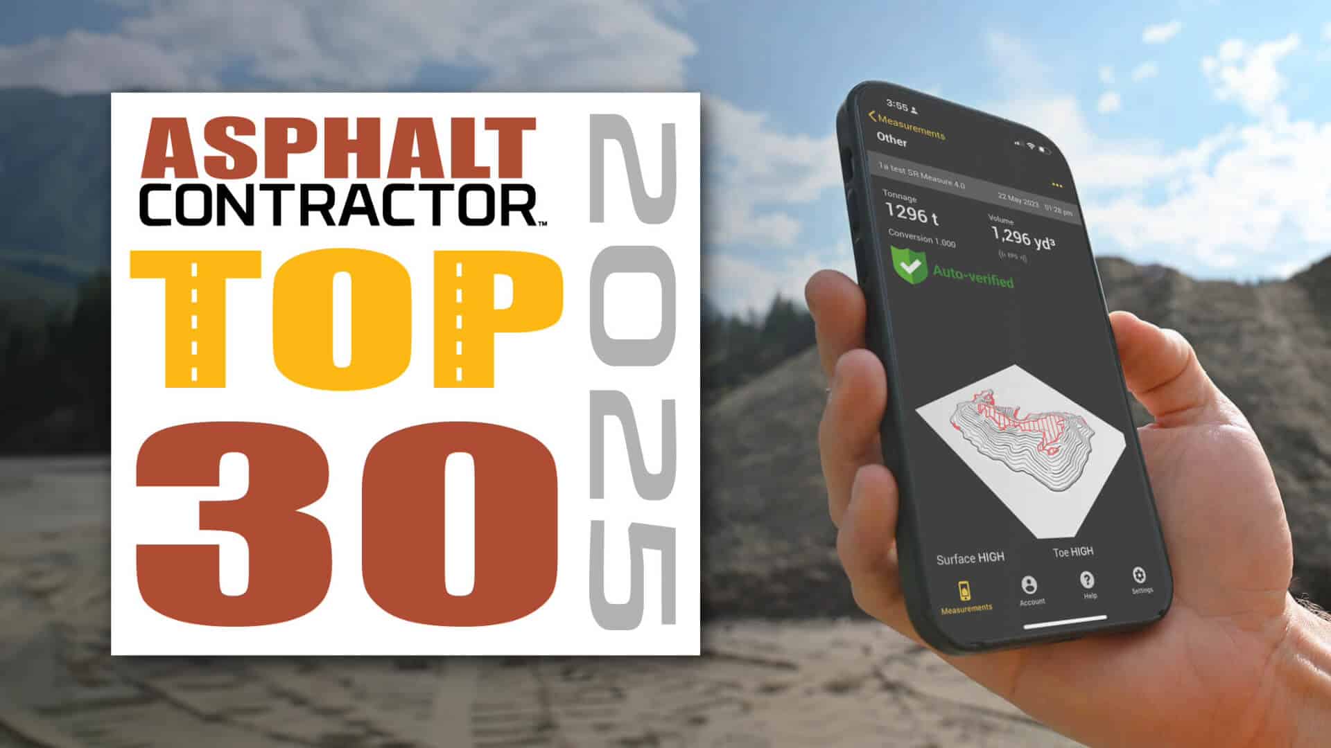 SR Measure Named a Top 30 Product for 2025 by Asphalt Contractor
