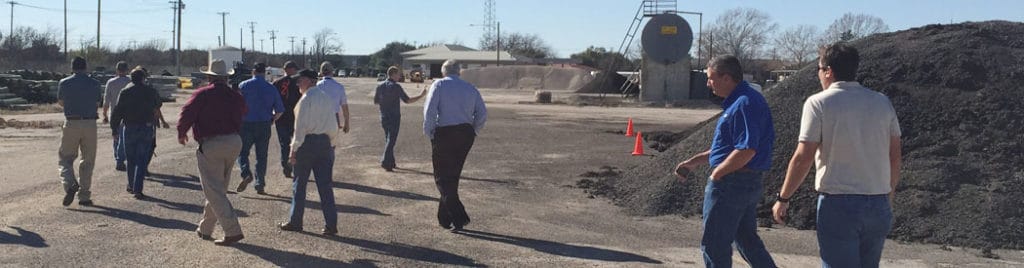 An outdoor classroom experience: Galen shows how to set up the cones before measuring before each team member does it independently.