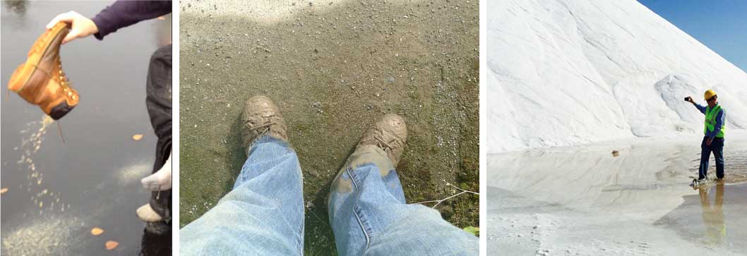 We don’t sit in our offices and just work on computers all day. Our boots are on the ground…but sometimes our boots get very wet and muddy in the field.