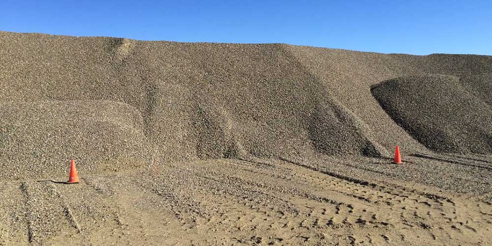 A larger stockpile that was measured during this past Summer in Montana.
